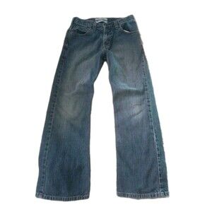 Boy's Levi's Authentic Signature Bootcut Blue Jeans 12R 27x26